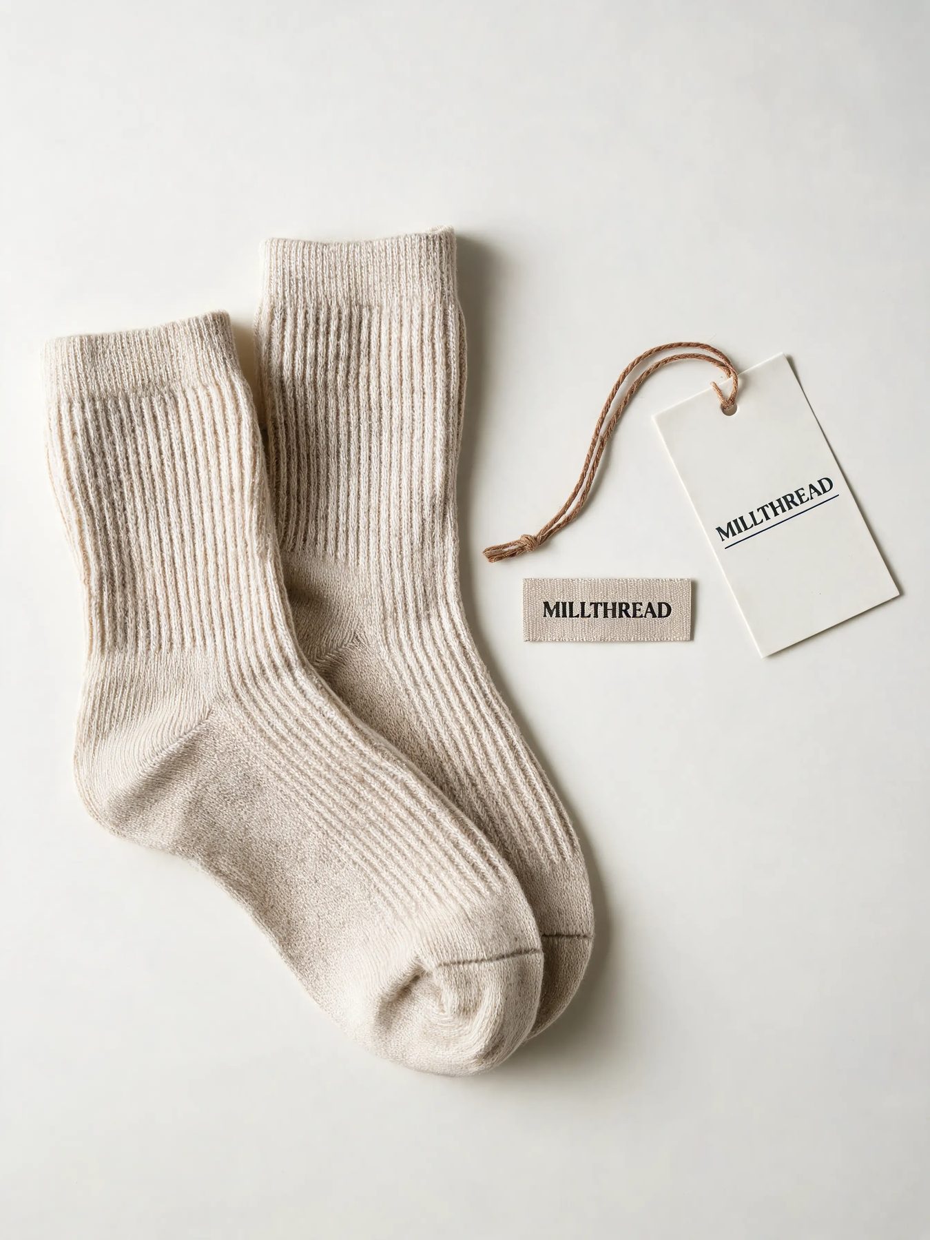Ribbed Wool Socks
